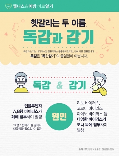 [웰니스&예방] 독감은 독한 감기의 줄임말이 …