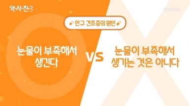 안구 건조증의 원인, 눈물이 부족해서다 vs 아…